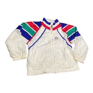 Vintage Lavon Windbreaker 90's Men's‎ Track Jacket Size L  Marine Club Nautical